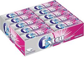 „Extra“ kramtomoji guma | „Professional White Bubble Mint“ | Be cukraus | 30 pakuočių (30 x 10 dražė) | 420 g