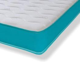 „eXtreme comfort ltd“ „Short Cooltouch Essentials“ 18 cm storio „Deep Wave“ čiužinys, žalsvai mėlynos spalvos, 70 x 150 cm