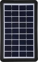 „Fabater“ 9 V 3 W „Solarplatine“, polisilicio saulės elementas, 93 % šviesos pralaidumas, didelis energijos konversijos koeficientas, 18 %; vandeniui atsparus saulės kolektorius, skirtas 5–6 V baterijoms įkrauti