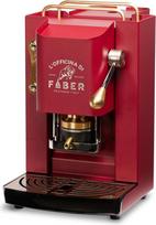 „Faber Pro Deluxe“ varinė kavos virimo aparatas su 44 mm „ESE“ popierinėmis vaflėmis (vyšnių raudonumo spalvos)