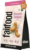 „fairfood“ ekologiški anakardžių riešutų branduoliai su rozmarinu ir čiobreliu, 500 g – skrudinti Fryburge – sąžiningai susmulkinti „kultūros šalyje“ – iš kontroliuojamo ekologinio žemės ūkio