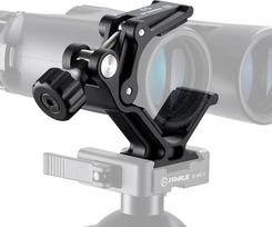 „FANAUE S3“ binoklių trikojio tvirtinimo adapteris su 1/4" ir 3/8" varžtais bei „ARCA“ greito atsegimo mechanizmu; suderinamas su „Vortex“, „Zeiss“, „Nikon“, „Swarovski“, „Leica“, „Leupold“ ir „Bushnell“ binokliais