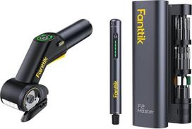 „Fanttik F2 Master Mini“ akumuliatorinis daugiafunkcinis įrankis ir „Fanttik C10 Pro BowGuide“ elektrinis kartono pjaustytuvas