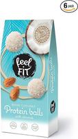 „Feel FIT Protein“ kokosų šokoladukai su migdolais, 6 pakuotės po 63 g, be pridėto cukraus
