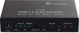 „FeinTech“ VAX00102 HDMI 2.0 garso išvedimo įrenginys, ARC 4K HDR, juodos spalvos