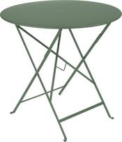 „Fermob“ FE-BISTRO77 „Bistro“ stalų serija 2026, apvalus, plieninis, „Cactus“ spalvos, skersmuo 77 x aukštis 74 cm, sulankstomas, skirtas naudoti lauke