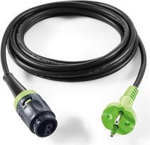 „Festool Plug it-Kabel H05 RN-F-10“ guminis kabelis, 10 m, 230 V | Originalus „Festool“ atsarginis kabelis su bajonetinės fiksacijos mechanizmu – greitas įrenginio keitimas be jungties su kištukine lizda
