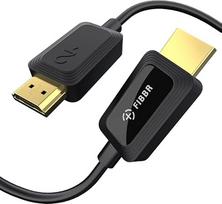 „FIBBR“ 8K HDMI šviesolaidinis kabelis, 48Gbps itin didelės spartos HDMI 2.1 kabelis / AOC, palaiko 8K @ 60 Hz, 4K @ 120 Hz/144 Hz, HDR, eARC, suderinamas su PS5, „Xbox Series X“, kompiuteriu, televizoriumi (3 m/9,8 4 pėdų)