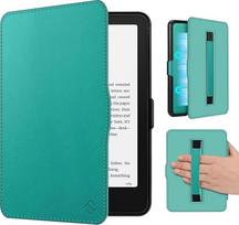 „Fintie“ dėklas su rankine juostele, skirtas 7 colių „Kindle Paperwhite“ (12-osios kartos) | „Kindle Colorsoft Signature Edition 2025/2026“, lengvas dėklas, magnetas gale, automatinis miego/budėjimo režimas, nefrito žalia spalva