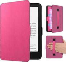 „Fintie“ dėklas su rankine juostele, skirtas 7 colių „Kindle Paperwhite“ (12-osios kartos) | „Kindle Colorsoft Signature Edition 2025/2026“, lengvas dėklas, magnetas gale, automatinis miego/budėjimo režimas, rožinis