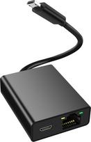„Fire TV Stick“ skirtas Ethernet adapteris, „Micro USB“ į „RJ45“ Ethernet tinklo adapteris, suderinamas su „Fire TV Stick 4K“, „Chromecast“, „Google Home Mini“ ir kitais srautinių transliacijų TV įrenginiais