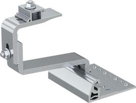 „Fischer RH 40-52 HB AL 571745“ aliumininiai kabliai stogo čerpių tvirtinimui, 4 lygiai, horizontalūs, skirti fotovoltinėms saulės baterijoms, 10 vnt.