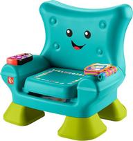 „Fisher-Price“ švietėjiškas žaislas mažiems vaikams, „Educational Fun“ kėdutė, turkio spalvos, anglų, italų, portugalų, ispanų kalbomis, HYR96
