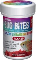 „Fluval Bug Bites“ spalvą stiprinantys dribsniai su vabzdžių lervų priedu, skirti tropinėms žuvims, 100 ml
