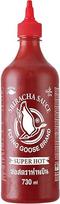 „Flying Goose“ „Sriracha“ labai aštrus čili padažas, raudonas kamštelis, pagardų padažas iš Tailando (730 ml)