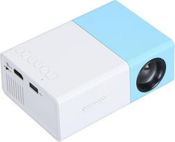„Fockety“ nešiojamasis projektorius „Full HD 1080P“ – lauko filmų projektorius, skirtas namų kinui, LED vaizdo projektorius, suderinamas su HDMI, USB, VGA, AV, išmaniuoju telefonu, TV Stick ir nešiojamuoju kompiuteriu