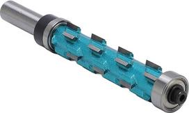 „Focket“ freza su lygiagrečiu pjūviu, pramoninė kietmetalo spiralės freza su 2 guoliais, freza su lygiagrečiu pjūviu, turinti 12 mm kotą, 19 mm pjovimo skersmenį ir 75 pjovimo ilgį, skirta medžio apdirbimui