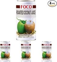 „FOCO“ gėrimas iš kokoso sulčių su skrudinto skonio priedais, 1 x 350 ml (4 vnt. pakuotė)
