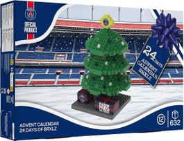 „FOCO“ oficialiai licencijuotas „Paris Saint-Germain FC“ BRXLZ 3D konstruktoriaus modelis – Kalėdų eglutės advento kalendorius, 24 dienos