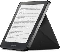 „Forefront Cases“ dėklas „Kobo Clara HD“ – magnetinis apsauginis dėklas ir laikiklis, skirtas „Kobo Clara HD“ (modelis: 2018) – automatinė miego ir pažadinimo funkcija, plonas ir lengvas (sulankstomas) dėklas – juodos spalvos