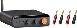 „Fosi Audio BT20A MAX“ stiprintuvas, „Hi-Fi“ stereo sistema ir 4 vnt. „bananinių“ kištukų komplekte
