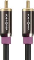 „FosPower“ 1 „vyras“ į 1 „vyras“ dvigubai ekranuotas žemų dažnių garsiakalbių garso RCA–RCA laidas su 24 K aukso danga