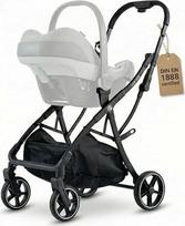 „Fox Baby Fox Taxi“ vežimėlio rėmas – lengvas, sulankstomas, universalus automobilinės kėdutės rėmas, suderinamas su daugeliu modelių, neapkraunantis nugaros trumpais atstumais ir kelionėse