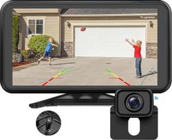 „Foxpark“ atbulinės eigos kamera su belaidžiu 4,8 colio 1080p automobilių monitoriumi