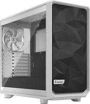 „Fractal Design Meshify 2 Lite“ balta grūdinto stiklo ATX vidutinio dydžio kompiuterio korpusas