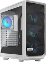„Fractal Design Meshify 2 Compact“ balta, „TG Clear“ atspalvis – RGB