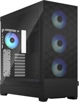 „Fractal Design Pop XL Air RGB Black“ – grūdintas stiklas su skaidriu atspalviu – priekinis tinklelis su korio struktūra – šoninis skydelis iš grūdinto stiklo – komplekte keturi 120 mm „Aspect 12 RGB“ ventiliatoriai – „E-ATX“ tipo žaidimų kompiuterio korp