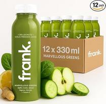 „Frank Juice“ „Marvellous Greens“ – 12 butelių po 330 ml šalto spaudimo sulčių