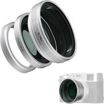 „Freewell“ 2-in-1 plataus kampo ir makro objektyvas, suderinamas su „Fuji X100VI/X100V“
