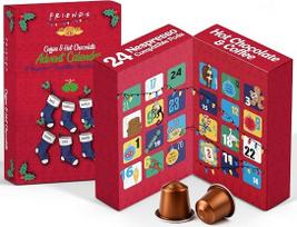 „Friends Coffee“ Advento kalendorius – originalios „Xmas Coffee“ skonio kapsulės, suderinamos su „Nespresso“ aparatais (24 kapsulės)