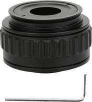 „FTVOGUE“ mikroskopo adapteris, 0,35x C tipo mikroskopo objektyvo sąsajos adapteris, juodos spalvos, metalas + optinis stiklas, mikroskopo priedai, su šešiakampiu raktu