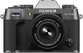 „FUJIFILM X-T50“ antracito spalvos / 15–45 mm komplektas