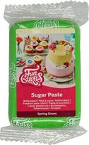 „FunCakes“ cukrinė pasta „Rolling Fondant“, pavasarinė žalia, 250 g | Lengvai naudojama cukrinė pasta, lygi, lanksti, minkšta ir elastinga, puikiai tinka tortų dekoravimui