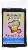 „FunCakes“ fondanto „Raven Black“ pakuotė, 1 vnt. (1 x 250 g), juoda