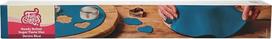 „FunCakes“ iškočiotas fondanto diskas „Demin Blue“ spalvos: skanus vanilės skonio, jau iškočiotas, lengvai naudojamas, puikiai tinka tortų dekoravimui, 430 g