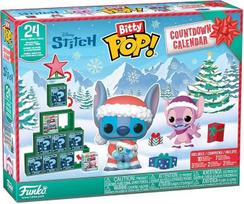 „Funko Bitty POP!“ Advento kalendorius: „Lilo ir Stitch“ šventinė versija – 24 dienos | Oficiali animacinių filmų prekė – kolekcinis žaislas – gimtadienio dovanos idėja gerbėjams ir kolekcionieriams