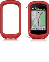„Garmin Edge Explore 2“ dviračių kompiuterio dėklas, „yystao“ silikoninis apsauginis dėklas, suderinamas su „Garmin Explore 2“, su minkštu TPU ekrano apsauginiu sluoksniu – atsparus smūgiams, dulkėms ir vandeniui, raudonos spalvos