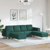 „Gecheer“ sofų komplektas, tamsiai žalia audinio apmušalai, moderni minkšta sofa, skirta svetainei, miegamajam ir žaidimų kambariui 3335116