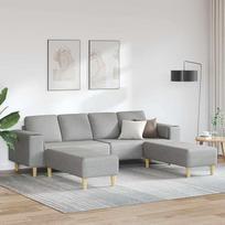 „Gecheer“ sofų komplektas, „Wolkengrau“ audinys, moderni minkšta sofa, skirta svetainei, miegamajam ir žaidimų kambariui 3335120