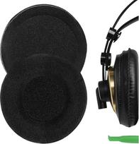 „Geekria Comfort Velour“ atsarginės ausinių pagalvėlės, skirtos AKG K240/K240S/K240MKII/K241/K270/K271/K271S/K272/K52/K72/K92/K242/K340/K550/K551 ausinėms (juodos)