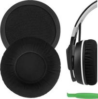 „Geekria Comfort Velour“ atsarginės ausinių pagalvėlės, skirtos „Sennheiser Urbanite XL“ ausinėms, dengiančioms ausis: ausinių pagalvėlės, ausinių dangteliai, remonto detalės (juodos)