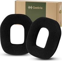 „Geekria Comfort Velours“ atsarginės ausinių pagalvėlės, skirtos „Astro A40“, „A50“ ausinėms, ausinių kaušelių įdėklai, remonto detalės (juodos)