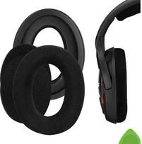 „Geekria Comfort Velour“ atsarginės ausinių pagalvėlės, suderinamos su „Sennheiser Game ONE“, „PC360“, „PC363D“, „PC373D“ – ausinių pagalvėlės, remonto detalės su vaizdo instrukcija (juodos)
