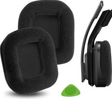 „Geekria Comfort“ atsarginės velūrinės ausinių pagalvėlės, skirtos „ASTRO Gaming A20“ ausinėms – ausinių pagalvėlių remonto detalės (juodos)