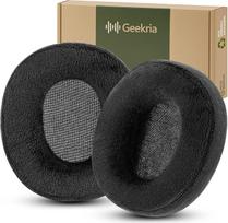„Geekria Comfort“ atsarginės velūrinės ausinių pagalvėlės, skirtos „Turtle Beach Stealth 700 Gen 1/600/500/400/300“, „500X“, „700X“, „420X“ ir „XP500“ ausinėms – juodos spalvos