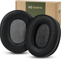 „Geekria Comfort“ ausinių pagalvėlių atsarginės dalys, suderinamos su „Sony MDR-MV1“ ausinėmis – ausų pagalvėlės, ausinių pagalvėlės, ausinių kaušelių dangteliai (juodos spalvos)